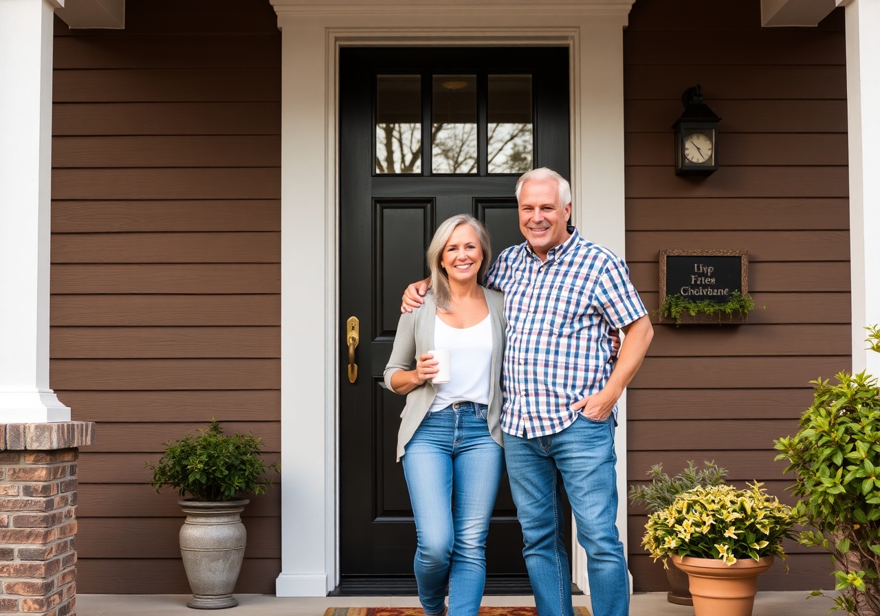 Portrait of a smiling homeowner named David